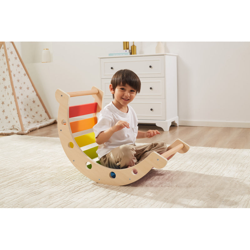 Balansoar din lemn Curcubeu, Viga